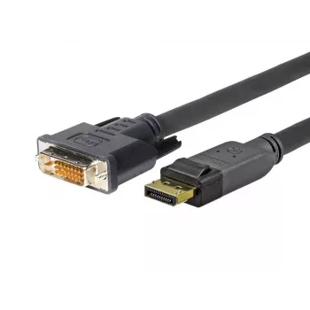 Vivolink PRODPDVI15 Videokabel-Adapter 15 m DisplayPort DVI-D Schwarz