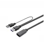 Vivolink PROUSB3AAF5C USB-Kabel USB 3.2 Gen 1 (3.1 Gen 1) 5 m USB A Schwarz