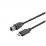 Vivolink PROUSBCBMM10 USB-Kabel USB 3.2 Gen 1 (3.1 Gen 1) 10 m USB C USB B Schwarz