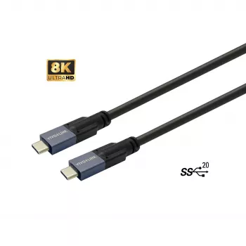 Vivolink PROUSBCMM7.5 USB-Kabel USB 3.2 Gen 2 (3.1 Gen 2) 7,5 m USB-C Schwarz