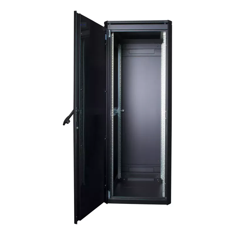 Freistehender Schrank LOGON RDL32U68BL 32U 600 kg Tragfähigkeit Schwarz
