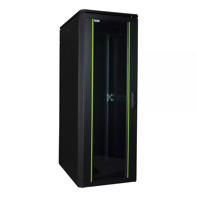 Freistehender Schrank LOGON RDL32U68BL 32U 600 kg Tragfähigkeit Schwarz