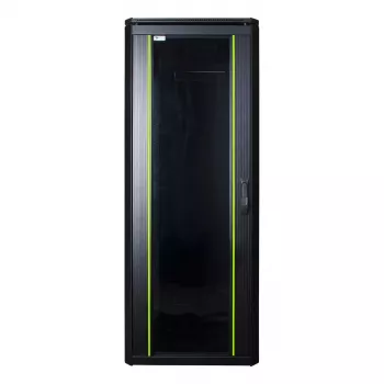 Freistehender Schrank LOGON RDL32U68BL 32U 600 kg Tragfähigkeit Schwarz