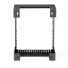 StarTech.com 12HE 19 Zoll Wandmontage-Netzwerkschrank – 12 Zoll tief 2-Pfosten Open-Frame Serverschrank für Daten/AV/IT/Computerausrüstung/Patchpanel mit Käfigmuttern & Schrauben 90 kg Tragkraft, Schwarz (RK12WALLO)