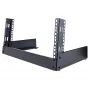 StarTech.com 2-Pfosten 4HE Desktop-Server-Rack, kleines offenes 19-Zoll-Computer-Rack, kompaktes Netzwerk-Rack für AV-/Studio-/Daten-/IT-Geräte – freistehendes Zwei-Pfosten-Rack für Zuhause/Büro