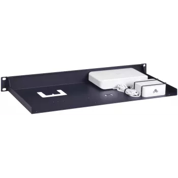 Montageset Rackmount.IT RM-UB-T4 1U Blau Metallic 482mm Breite 217mm Tiefe