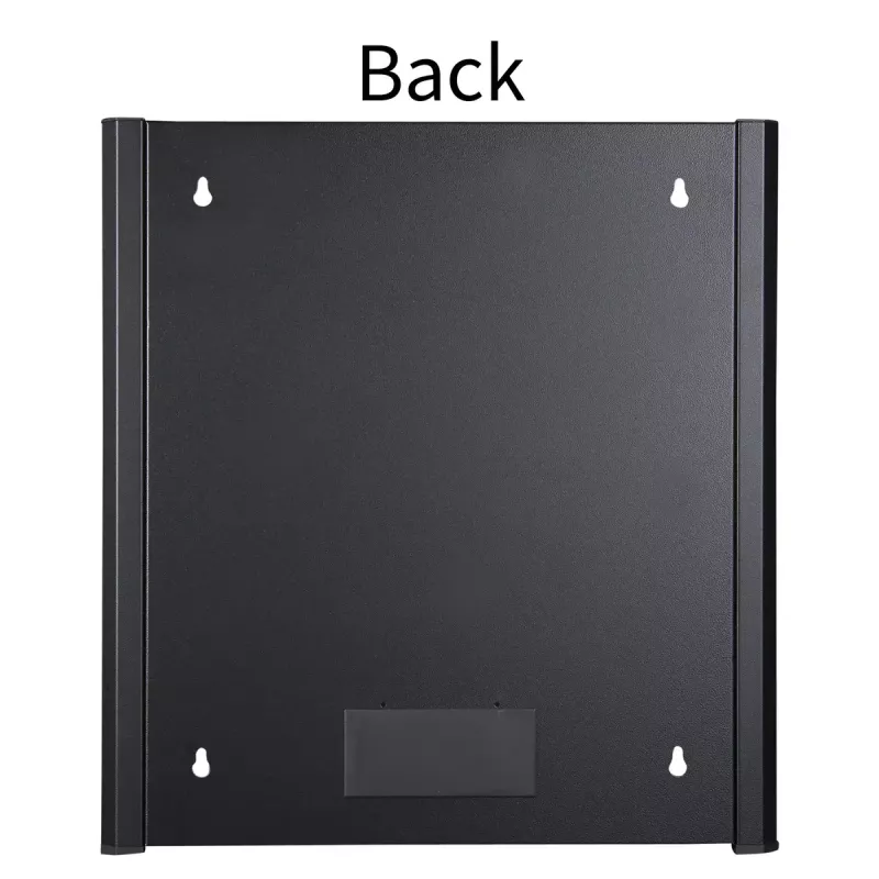 Wandmontagerack LOGON RWM12U45BL 12U Schwarz Schlüsselschloss Kabelmanagement