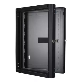 Wandmontierter Schrank LOGON RWMD16UBL 16U Schwarz 80 kg Tragfähigkeit