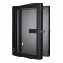Wandmontierter Schrank LOGON RWMD16UBL 16U Schwarz 80 kg Tragfähigkeit
