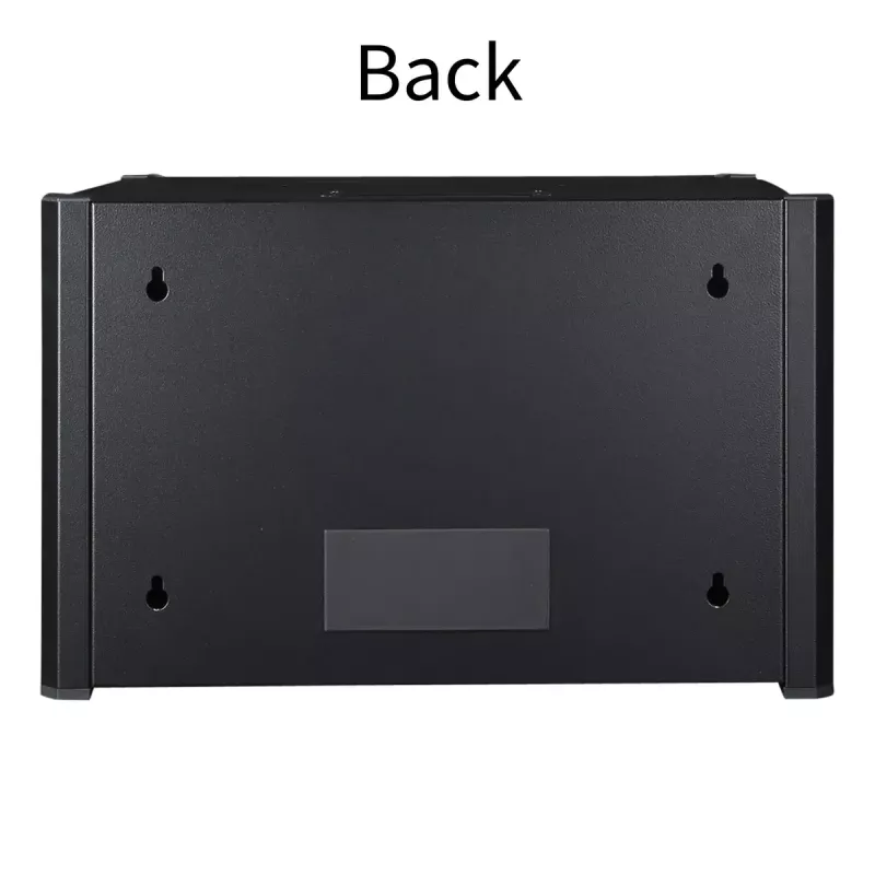 Wandmontierter Schrank LOGON RWP07U45BL 7U Schwarz Schlüsselschloss
