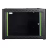 Wandmontierter Schrank LOGON RWP07U45BL 7U Schwarz Schlüsselschloss