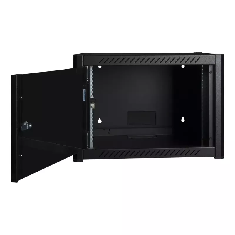 Wandmontierter Schrank LOGON RWP07U45BL 7U Schwarz Schlüsselschloss