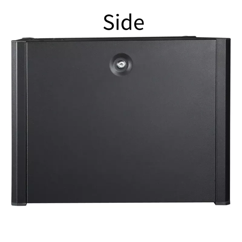 Wandmontierter Schrank LOGON RWP07U45BL 7U Schwarz Schlüsselschloss