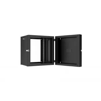 Lanview RWP12U45BL-D Rack-Schrank 12U Wandmontage-Rack Schwarz