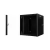 Lanview RWP12U45BL-D Rack-Schrank 12U Wandmontage-Rack Schwarz
