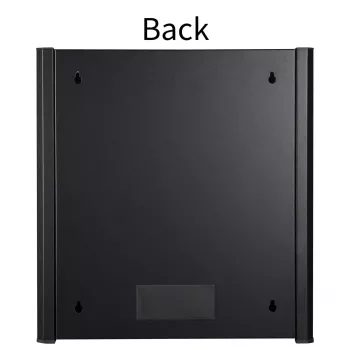 Wandmontage-Rack LOGON RWP12U56BL 12U Schwarz Schlüsselschloss