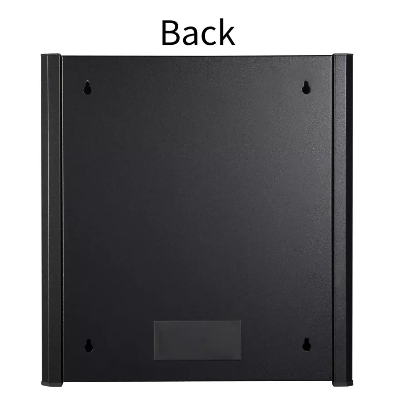 Wandmontage-Rack LOGON RWP12U56BL 12U Schwarz Schlüsselschloss