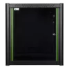 Wandmontage-Rack LOGON RWP12U56BL 12U Schwarz Schlüsselschloss