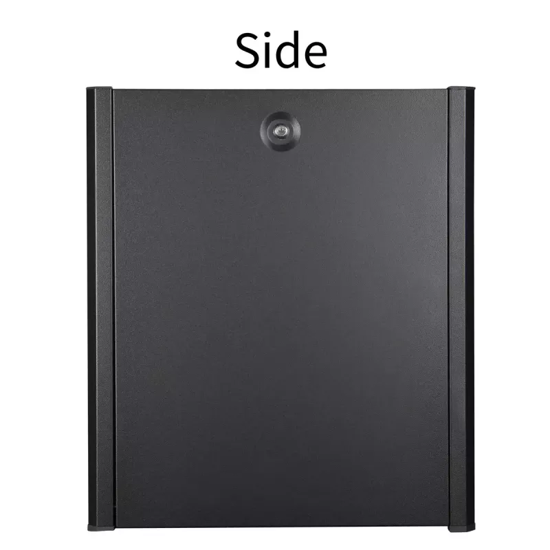 Wandmontage-Rack LOGON RWP12U56BL 12U Schwarz Schlüsselschloss