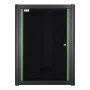 Wandmontiertes Rack LOGON RWP16U45BL 16U Schwarz Schlüsselschloss