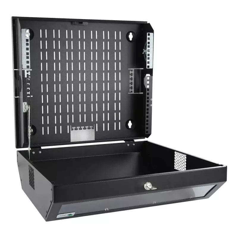 Rack-Schrank LOGON RWSLMBL 48,3 cm 19 Zoll Schwarz