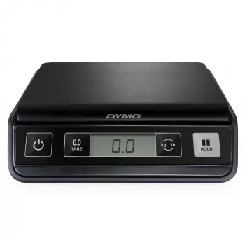 DYMO M2 Digitale Versandwaage | 2 kg Kapazität USB Postwaage | Kompakte Größe 18,5 cm L x 16,1 cm B x 4,4 cm H