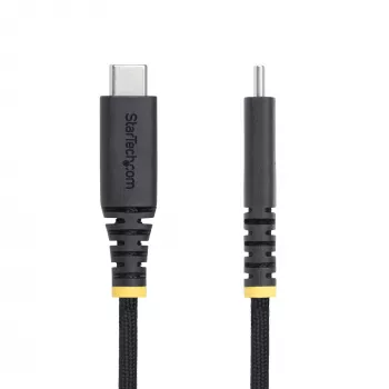 StarTech.com 1 m USB-C-Ladekabel, robust und ultra-flexibel, 240 W (5 A) PD EPR, USB 2.0 Laptop-Ladekabel, USB-IF-zertifiziert, strapazierfähiges USB-C-Ladekabel