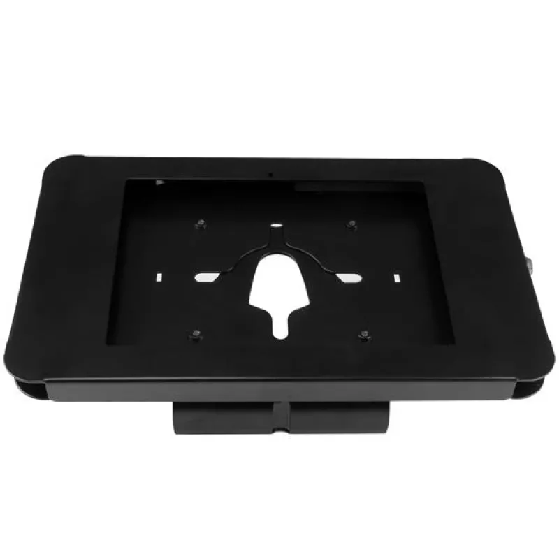 StarTech.com SECTBLTPOS abschließbarer Tablet-Ständer für 9,7-Zoll-iPad, Tisch- oder Wandmontage, Stahl, 100 x 100 mm Montageschnittstelle, Schwarz