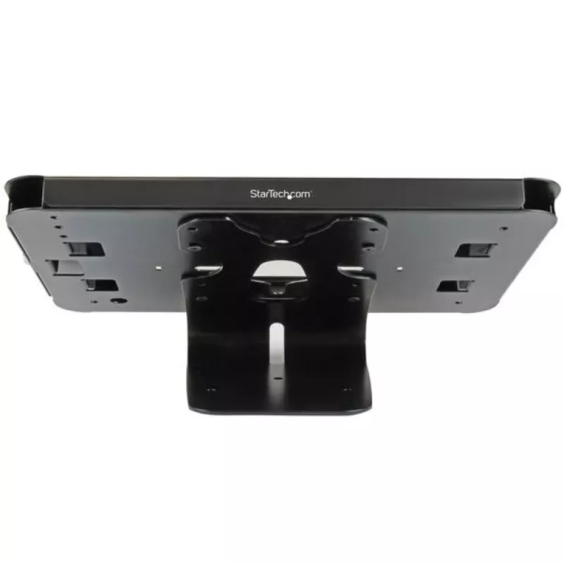 StarTech.com SECTBLTPOS abschließbarer Tablet-Ständer für 9,7-Zoll-iPad, Tisch- oder Wandmontage, Stahl, 100 x 100 mm Montageschnittstelle, Schwarz