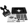 StarTech.com SECTBLTPOS abschließbarer Tablet-Ständer für 9,7-Zoll-iPad, Tisch- oder Wandmontage, Stahl, 100 x 100 mm Montageschnittstelle, Schwarz
