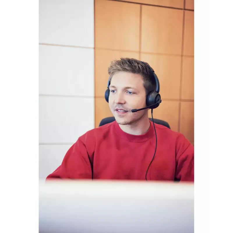 Speedlink METIS Stereo-Office-Headset, 3,5-mm-Klinke mit Y-Adapter, schwarz