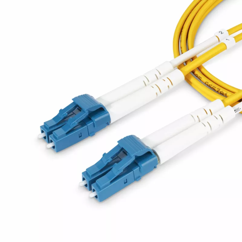 StarTech.com 6m LC zu LC (UPC) OS2 Singlemode Duplex Glasfaserkabel, 9/125µm, 100G, biegeunempfindlich, geringe Einfügedämpfung – LSZH Glasfaser-Patchkabel
