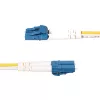 StarTech.com 3m LC zu SC (UPC) OS2 Singlemode Duplex Glasfaserkabel, 9/125µm, 100G, biegeunempfindlich, geringe Einfügedämpfung – LSZH Glasfaser-Patchkabel