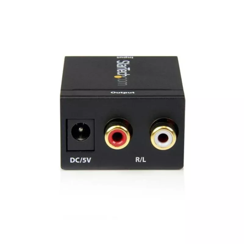 StarTech.com SPDIF Digitaler Koaxial- oder Toslink-Optik- auf Stereo-RCA-Audiokonverter