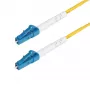 StarTech.com 1m LC auf LC (UPC) OS2 Singlemode Simplex Glasfaserkabel, 9/125 µm, 40G/100G, biegeunempfindlich, geringe Einfügedämpfung – LSZH Glasfaser-Patchkabel