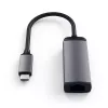 Satechi ST-TCENM USB-C-auf-Gigabit-Ethernet-Adapter, Aluminium, Space Grau