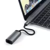 Satechi ST-TCENM USB-C-auf-Gigabit-Ethernet-Adapter, Aluminium, Space Grau