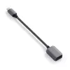 USB-Kabel Satechi ST-UCATCM USB-C auf USB-A, USB 3.2 Gen 1 (5 Gbit/s), Grau