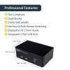 StarTech.com 2-Port Dual DisplayPort USB KVM-Switch mit Audio & USB 2.0 Hub