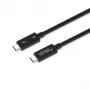 Microconnect TB4010 Thunderbolt-Kabel 1 m 40 Gbit/s Schwarz