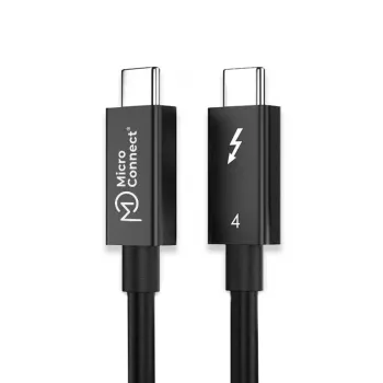 Microconnect TB4015 Thunderbolt-Kabel 1,5 m 40 Gbit/s Schwarz