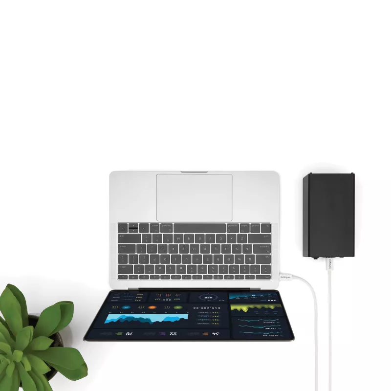 StarTech.com Thunderbolt 3 Kabel – 20 Gbit/s – 1 m – Weiß – Thunderbolt-, USB- und DisplayPort-kompatibel