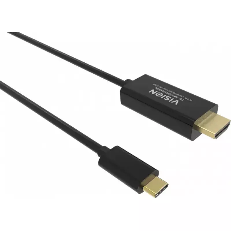 DisplayPort-Kabel Vision TC 2MUSBCDP8K/BL 2 m USB Type-C Schwarz