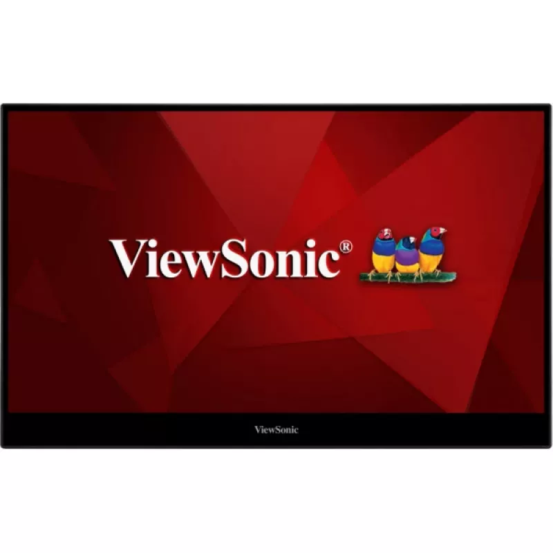 Viewsonic TD1655 Computermonitor 39,6 cm (15,6 Zoll) 1920 x 1080 Pixel Full HD LED Touchscreen Mehrbenutzer Schwarz, Silber