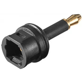 Microconnect TOSLINK-ADAPTER Kabeladapter Toslink 3.5 Toslink mini Schwarz