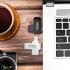 ADATA UC310 USB-Stick 256 GB, USB-A 3.2 Gen 1, Weiß