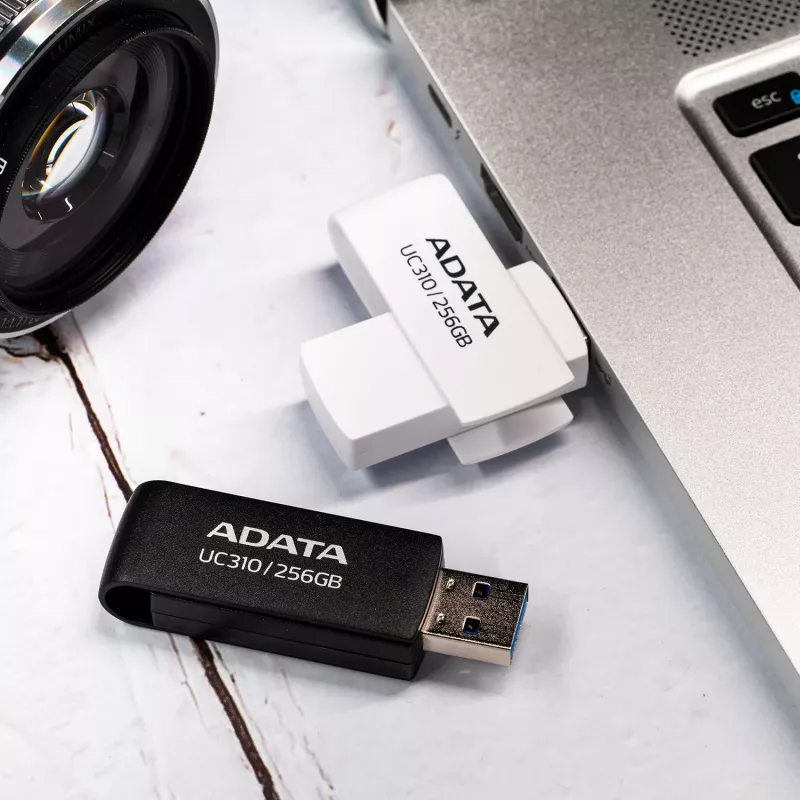 ADATA UC310 USB-Stick 256 GB, USB-A 3.2 Gen 1, Weiß