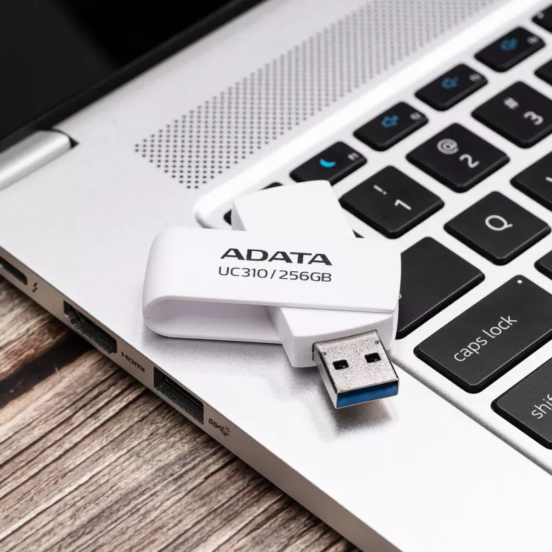ADATA UC310 USB-Stick 256 GB, USB-A 3.2 Gen 1, Weiß