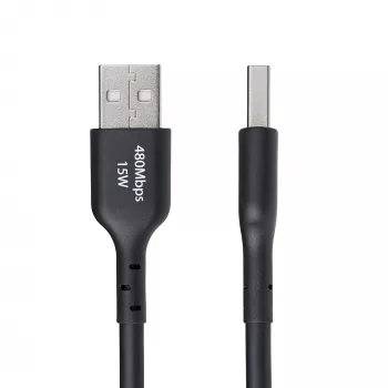 StarTech.com 4m (13ft) USB-A auf USB-C Ladekabel, Laden & Synchronisieren, 3A, USB 2.0, TPE-Mantel – Schwarzes USB-Ladekabel