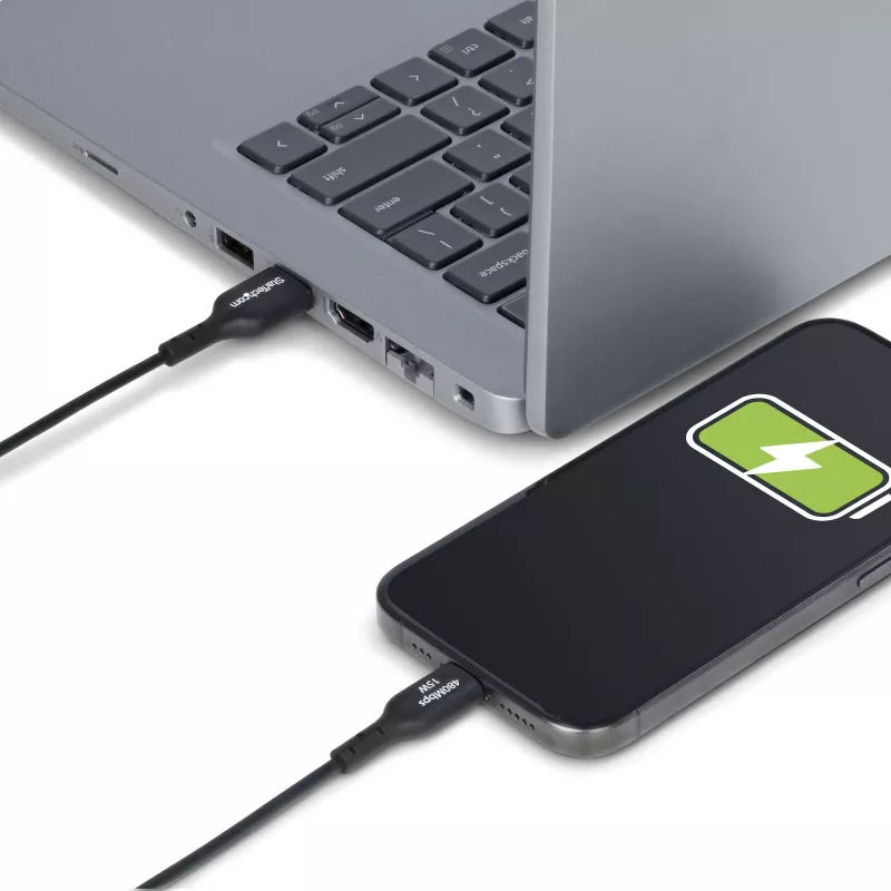 StarTech.com 4m (13ft) USB-A auf USB-C Ladekabel, Laden & Synchronisieren, 3A, USB 2.0, TPE-Mantel – Schwarzes USB-Ladekabel
